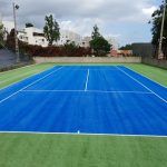 Rénovation de surface tennis                  Résine, Terre battue synthétique et gazon synthétique